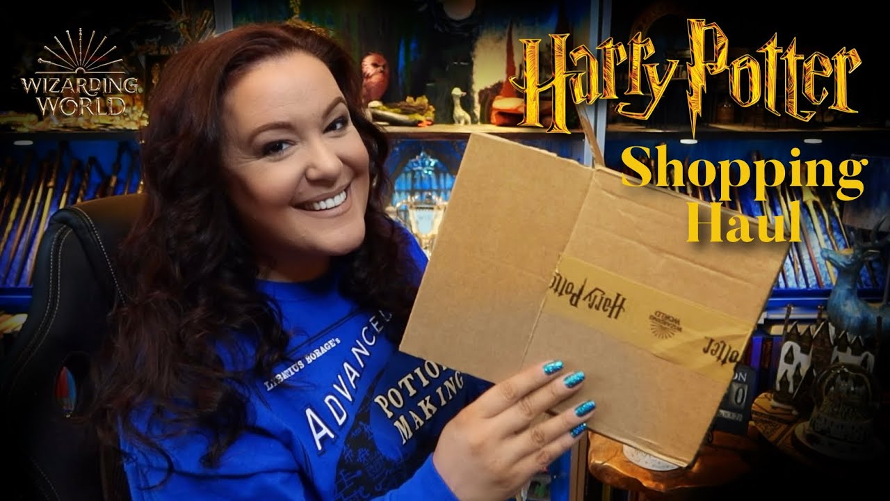 🛍️ HARRY POTTER SHOP SHOPPING HAUL UNBOXING | QUIDDITCH GYM WEAR & #DEATHEATER | VICTORIA MACLEAN