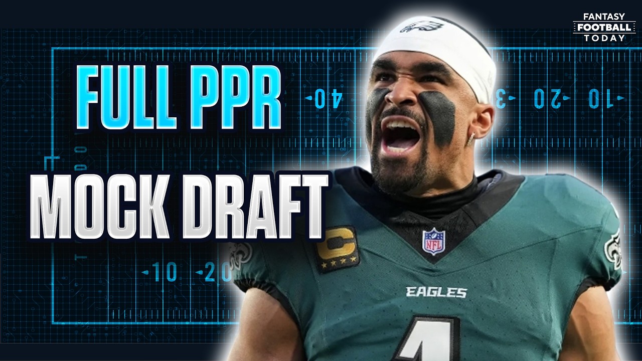 2026 PPR Fantasy Football Mock Draft 1.0 | Expert Picks + Q&A | Supporting St. Jude