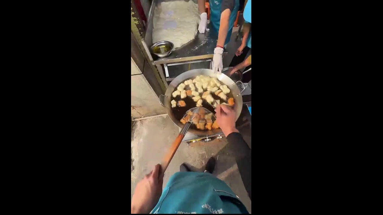 Chinese Snack Livestream | Mini Youtiao Frying & Plating | Ambient Sounds Only