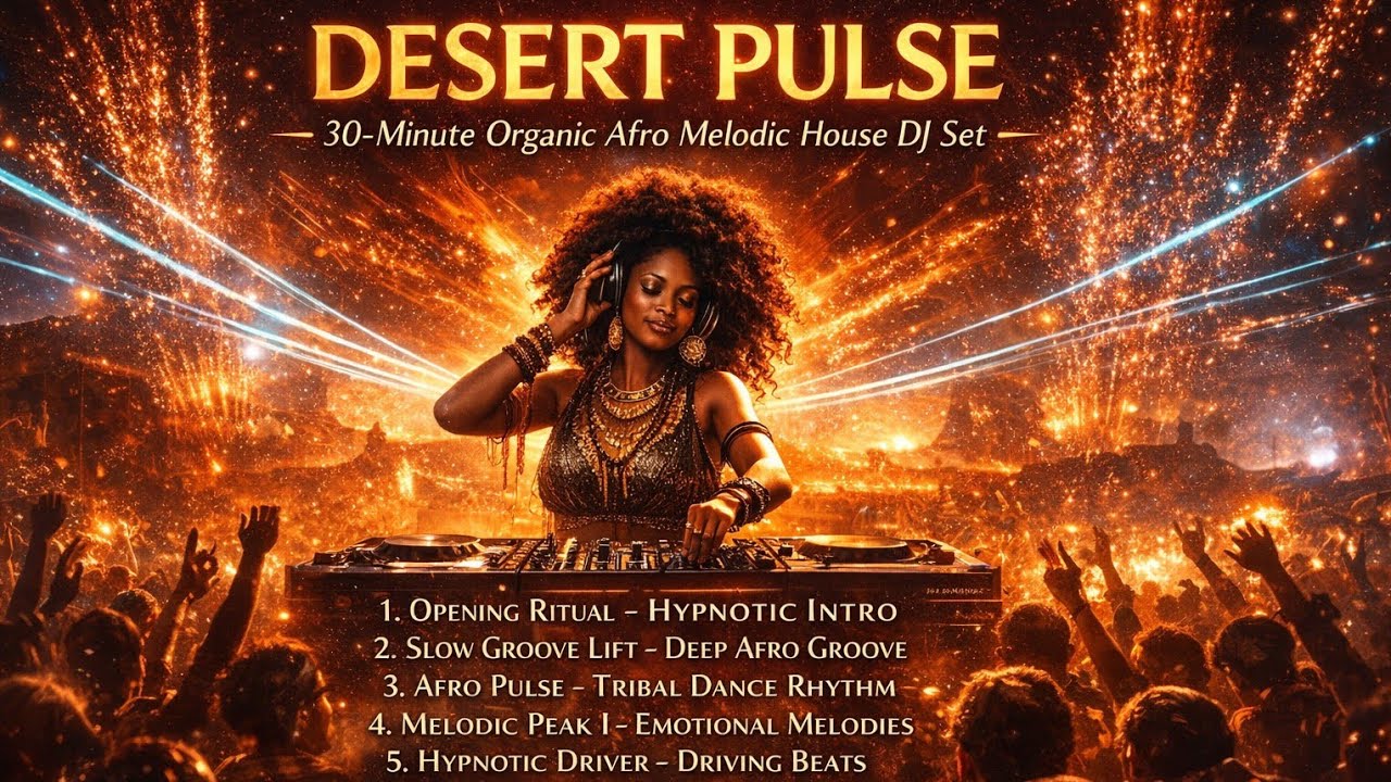 DESERT PULSE ❤️‍🔥 42-Minute Organic Afro Melodic House DJ Set | Deep & Hypnotic