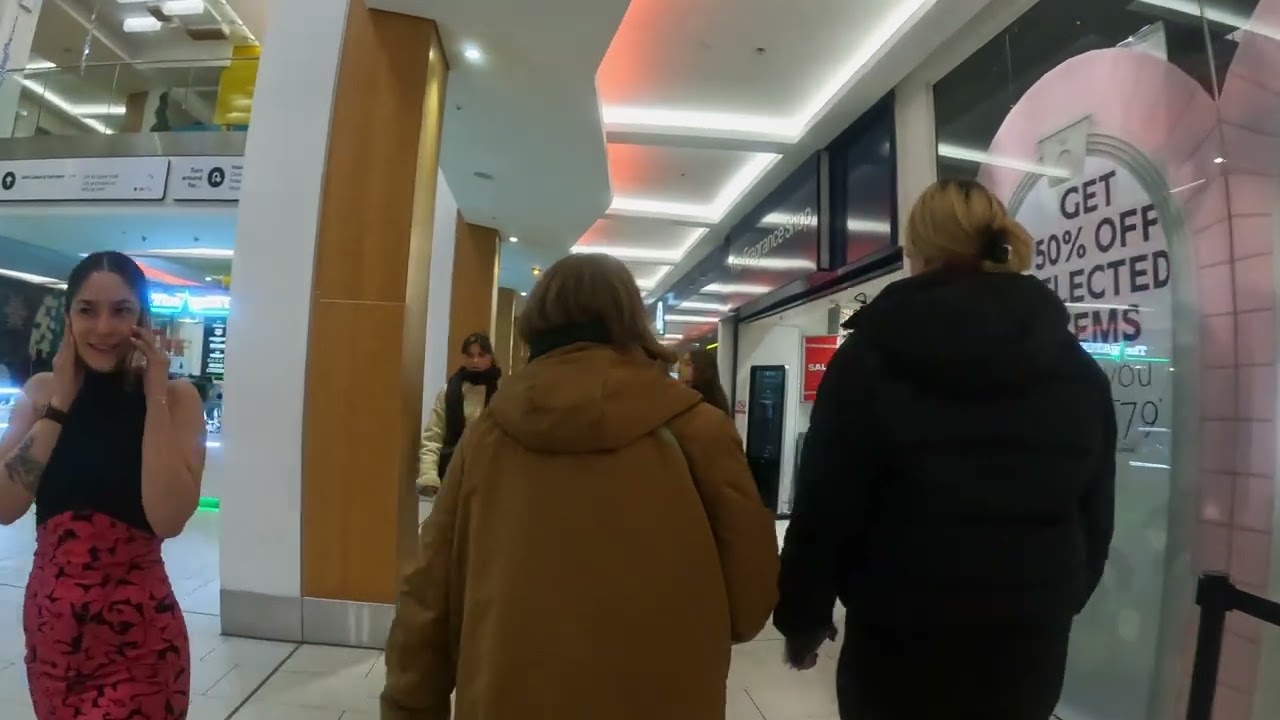Nottingham UK Victoria Centre During Winter