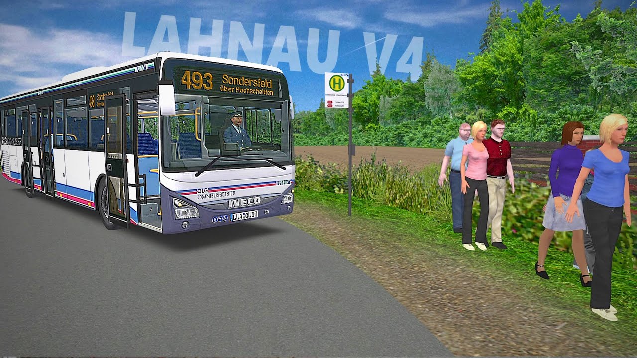 OMSI 2 Landkreis Lahnau V4 Über kleine Dörfer in der 493 🚌 | #1251