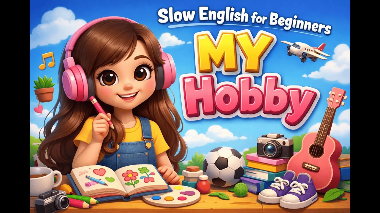 My Hobby Slow English For Beginners #viral #englishlanguage #viralvideo #learnenglish
