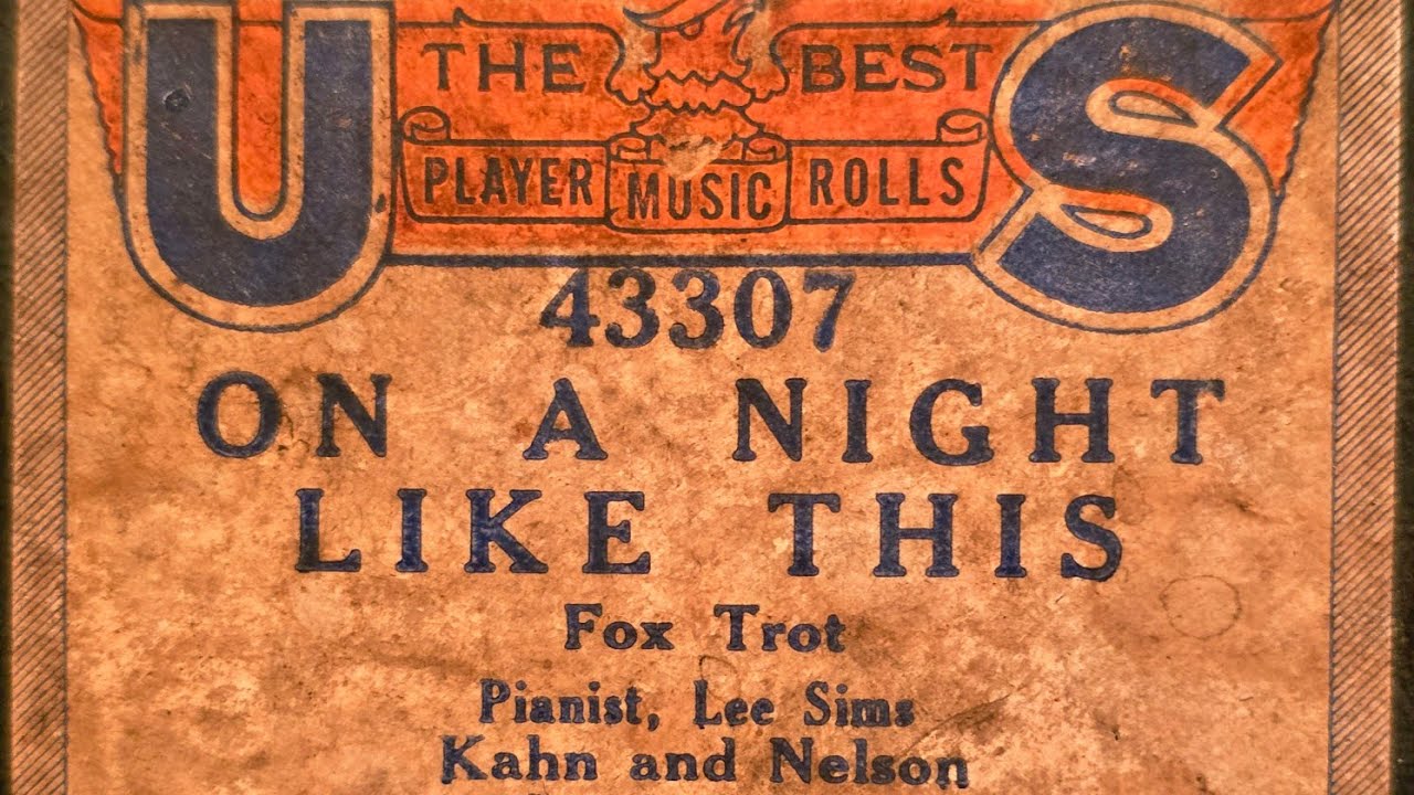 On a Night Like This | Lee Sims 1925