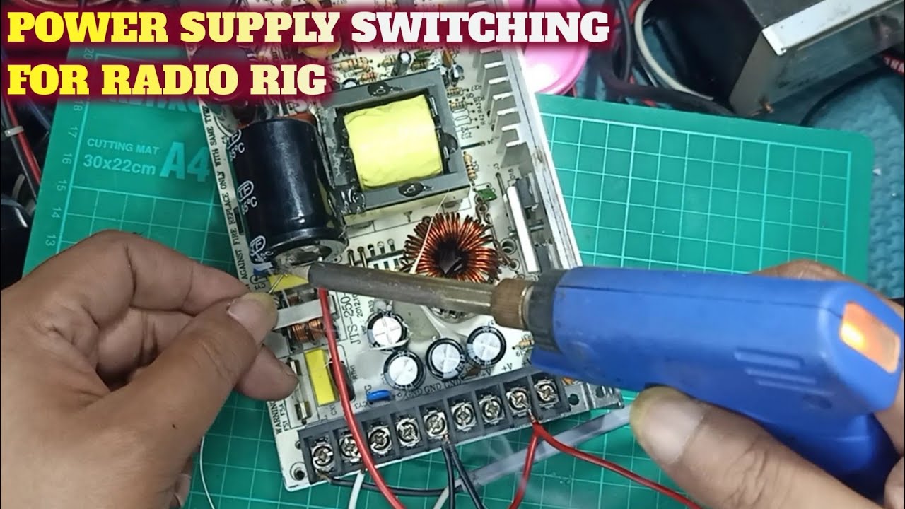power supply switching for radio rig