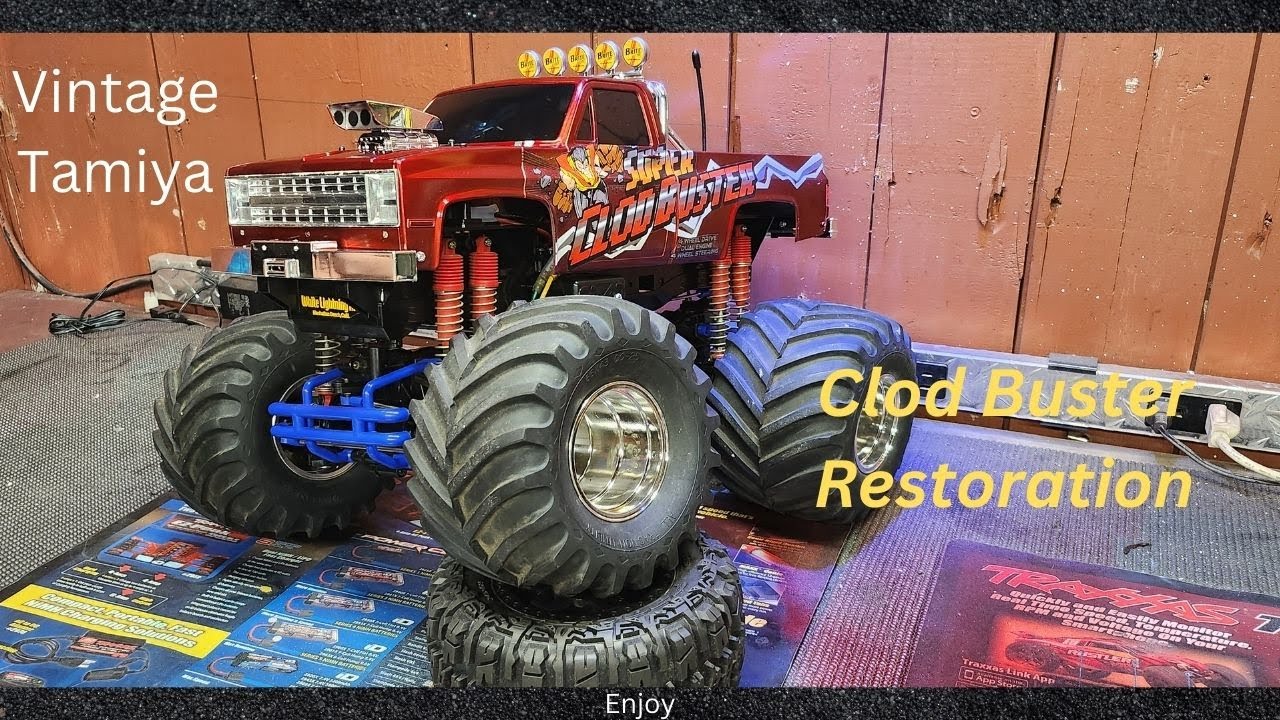 Реставрация винтажного Tamiya Clod Buster