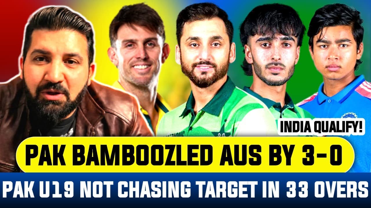 PAK whitewash AUS, inflict biggest defeat | PAK U19 not chasing target in 33 overs