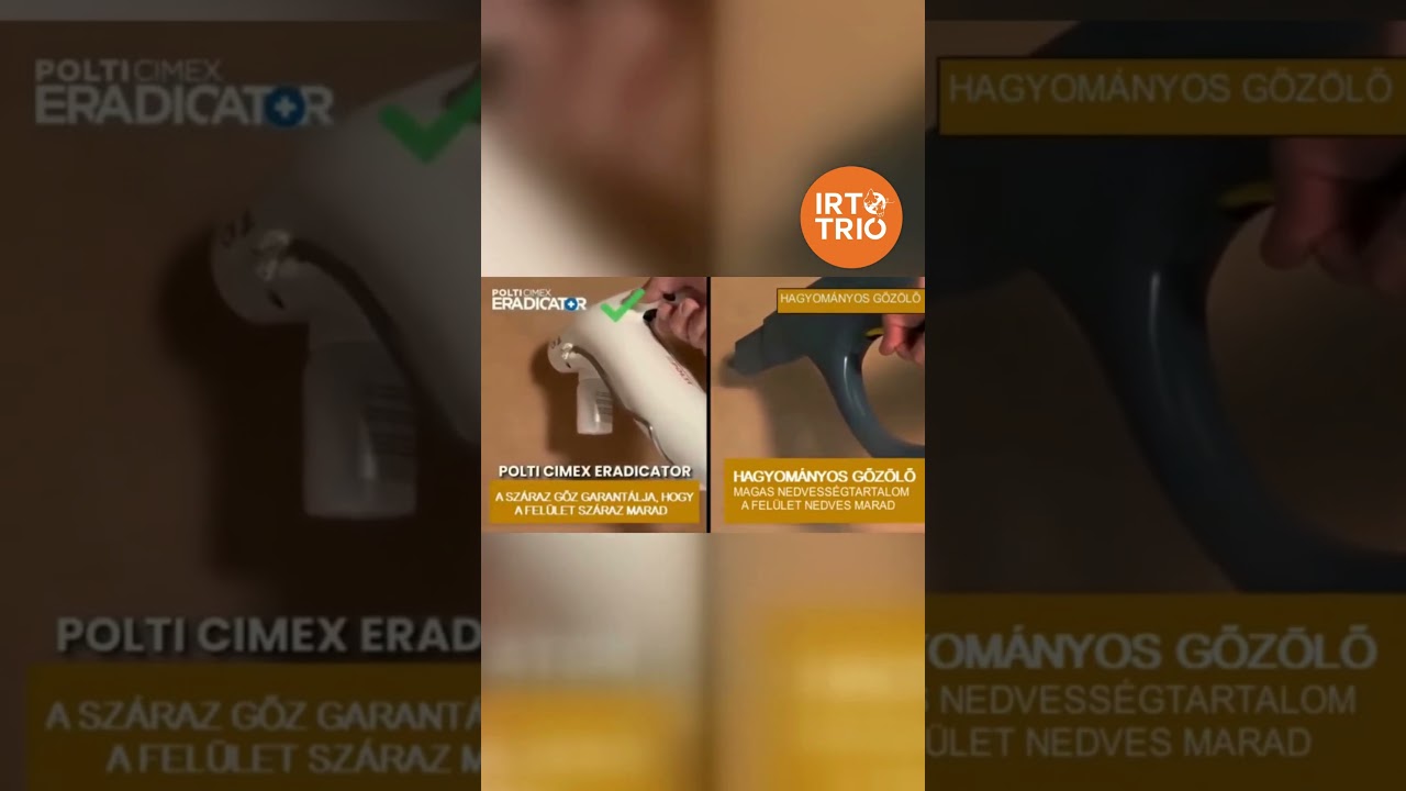 &Aacute;gyi poloska irt&aacute;s gőzzel- vegyszermentes &aacute;gyi poloska irt&aacute;s