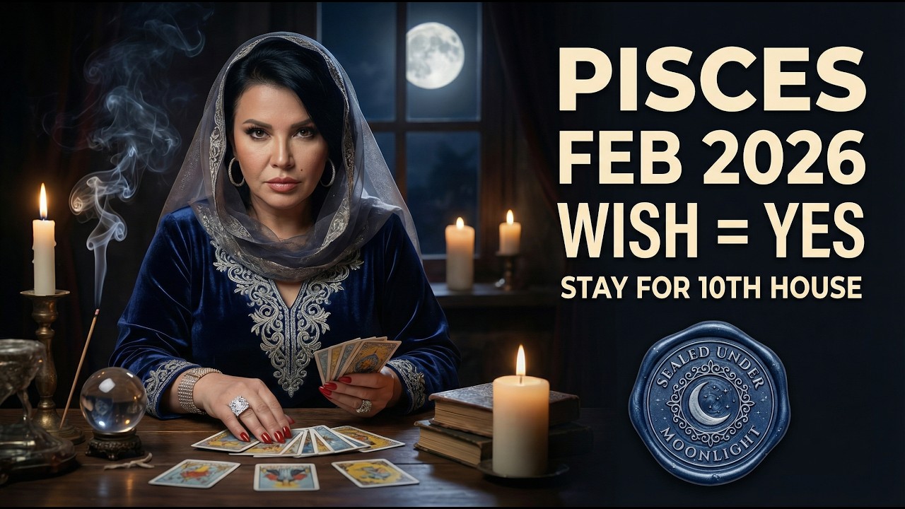 Pisces February: New Love, Financial Shift, Big Decisions 12 House Reading