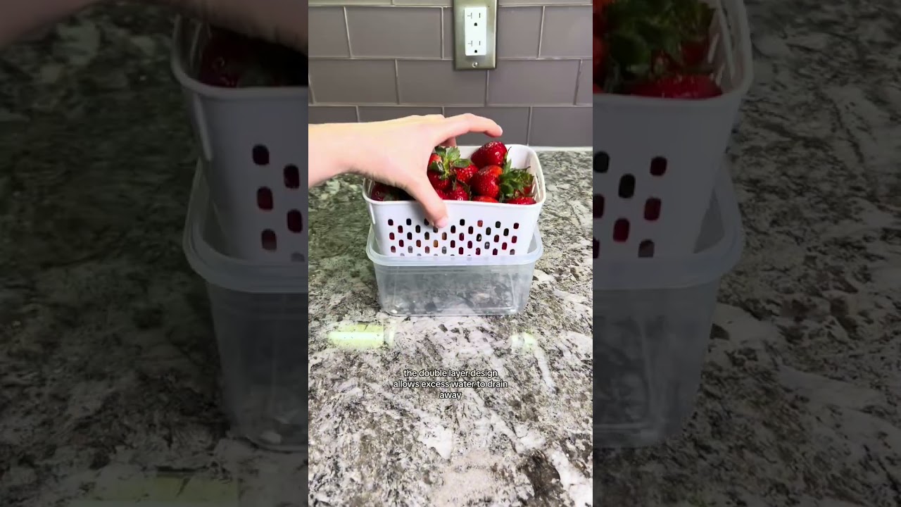 Fruit & veg storage box #fruitstorage #vegetablestorage #freshfruit