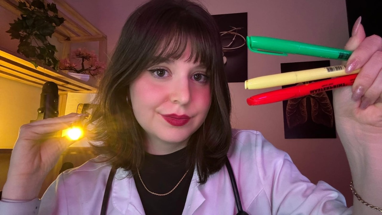 ASMR | exame médico para sua habilitação (visual e siga instruções)