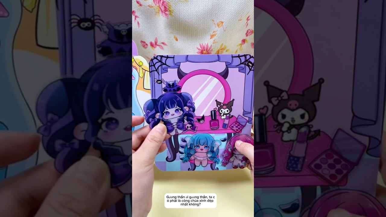 Gương thần ơi gương thần, ta c&oacute; phải l&agrave; c&ocirc;ng ch&uacute;a  xinh đẹp nhất kh&ocirc;ng? #funnyshorts #sticker