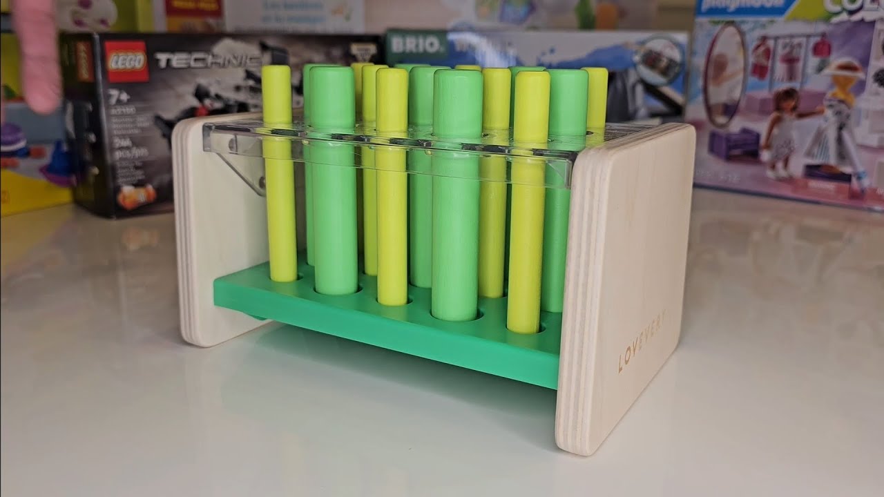 Lovevery Wooden Posting Stand (The Companion Playkit)