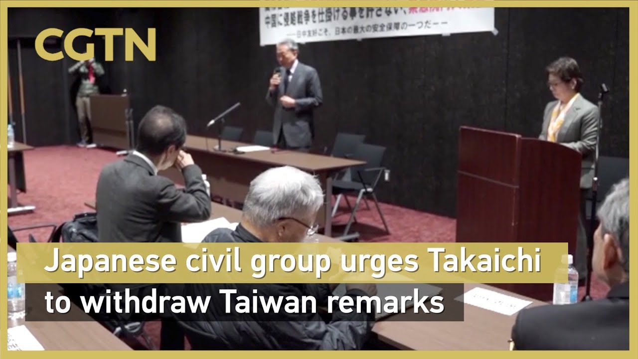 Japanese civil group defends Murayama Statement, urges Takaichi to withdraw Taiwan remarks