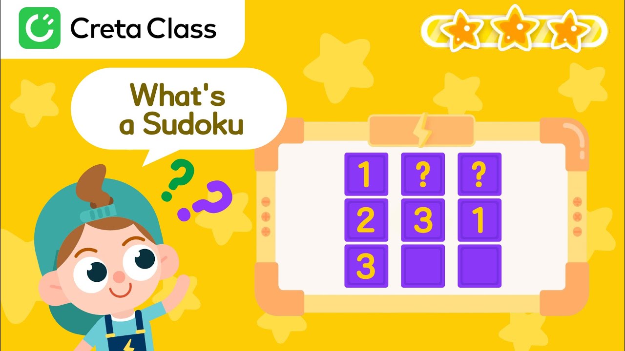 What&lsquo;s a Sudoku | Math Learning Video for Kids | Fun Math & Creta Class