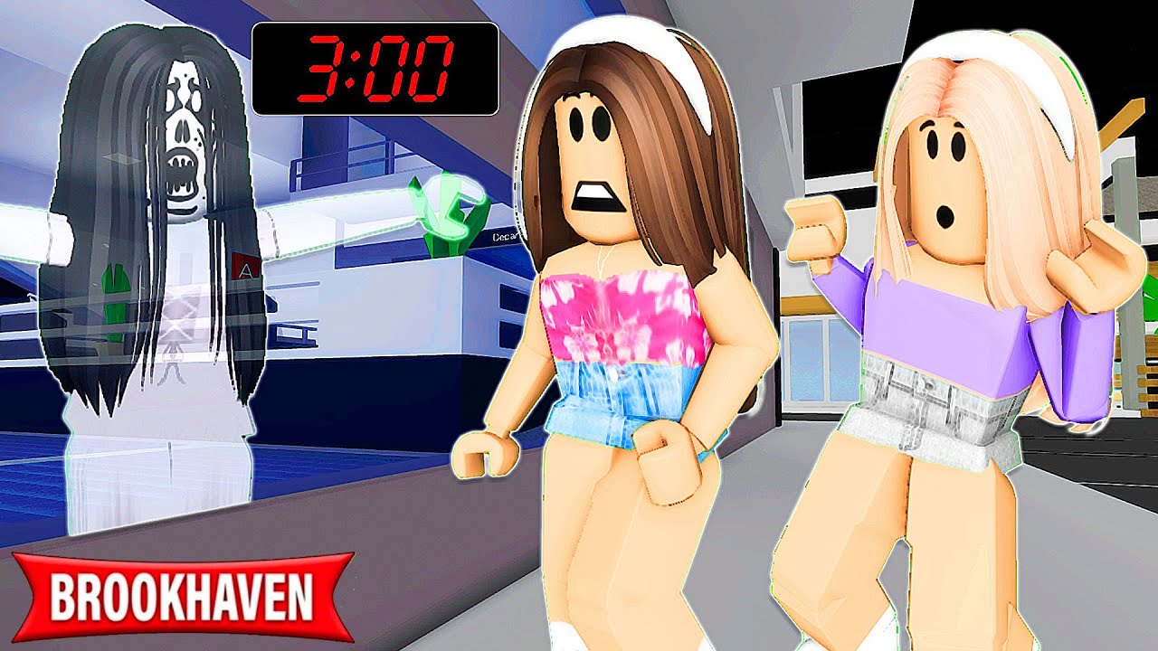 ALGO ASSUSTADOR ACONTECEU NO AEROPORTO AS 3 DA MANHÃ | Historinhas Brookhaven RP | Roblox