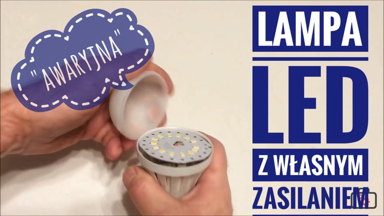 Lampa  LED z własnym zasilaniem