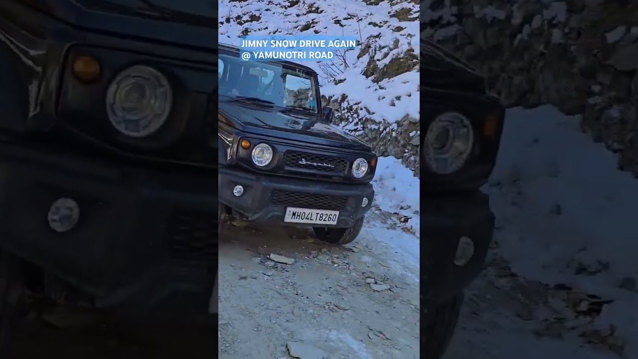Jimny Snow Drive again at Yamunotri road | Uttarkashi to Yamunotri road | Maruti Suzuki Jimny 2024