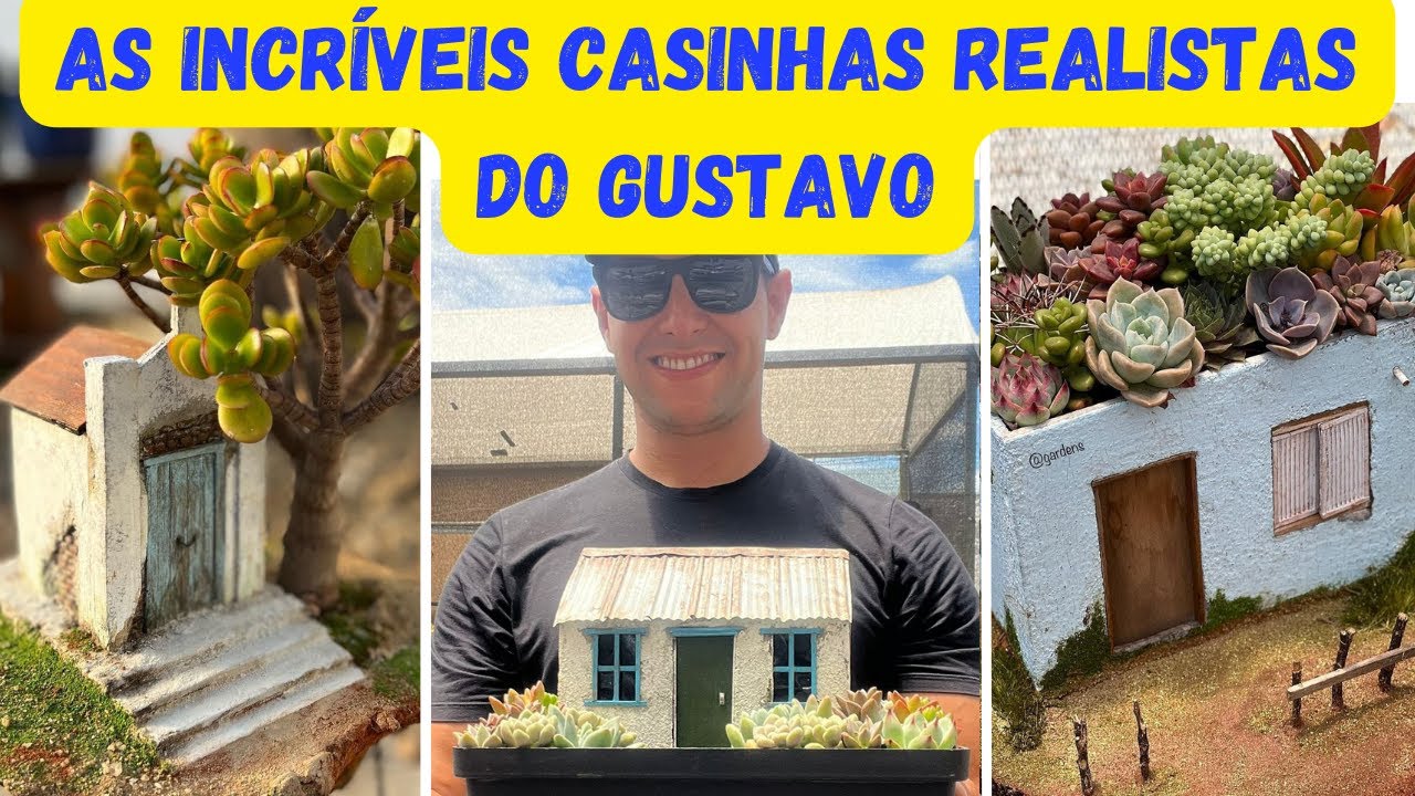 Como fazer? Fica no tempo? Você vai se apaixonar por esses mini jardins😍