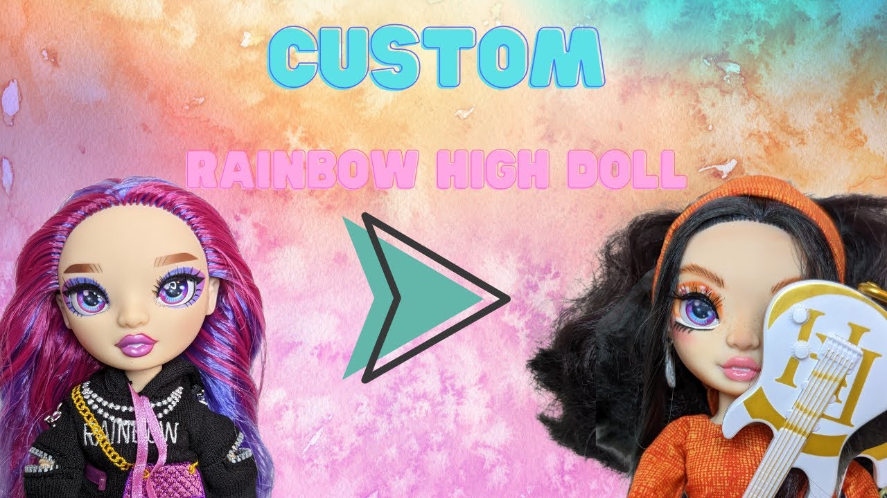 OOAK Custom Rainbow High Doll/Rainbow High doll Dress pattern