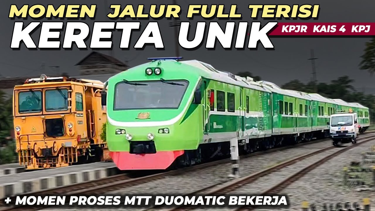 MOMEN EPIK KETIKA TIGA KERETA UNIK NAN LANGKA BERTEMU DI STASIUN KECIL ‼️ Hunting Tiga KLB Daop 9