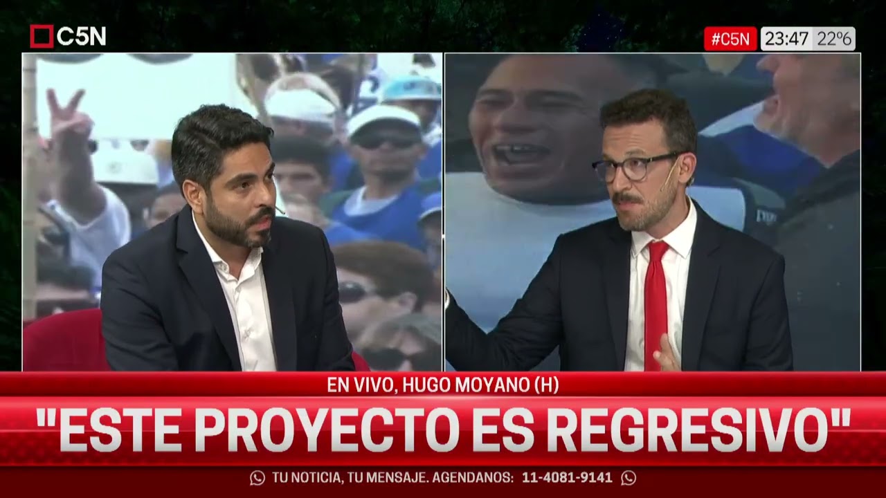 “Los JUBILADOS van a financiar los DESPIDOS por la REFORMA LABORAL” | MOYANO con BERCOVICH