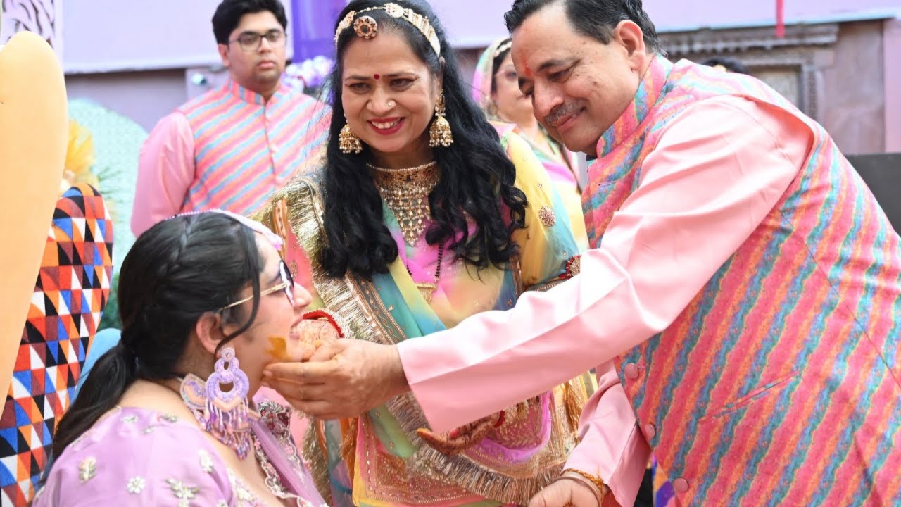 Haldi Ceremony / Yashasvini & Shishir / MadhuBhaat 