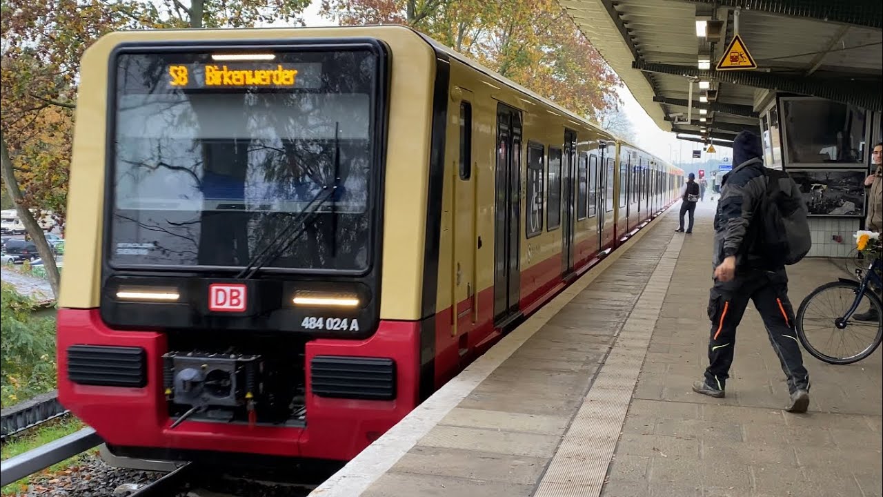 Mit der Br 483/484 S-Bahn Berlin als S8 vom Adlershof nach Pankow