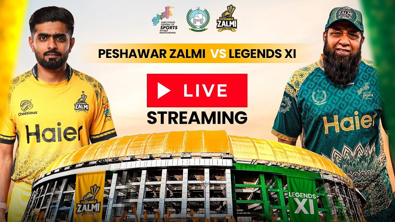 Live | Peshawar Zalmi vs Legends XI | Exhibition Match | Flood Relief | Zalmi TV