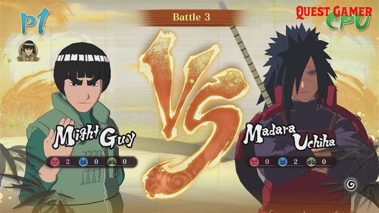 Might Guy (VS) Madara Uchiha