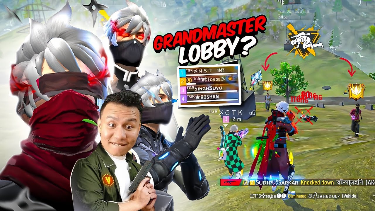 Tondegai GrandMaster Pro Lobby 🥵 Live Now GamePlay Booyah ❓ *Must Watch*!!