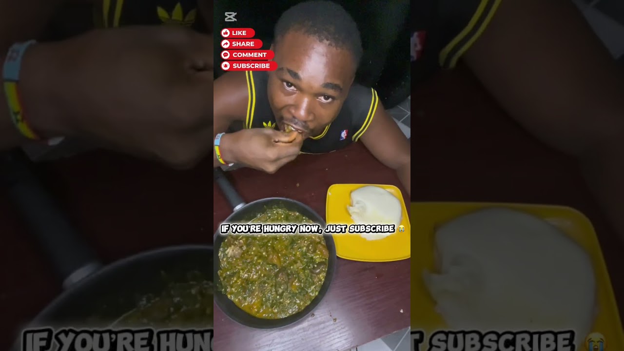 Don’t Watch This If You’re Hungry 🤤🔥 (Okro & Goat Meat)#asmr #mukbang #okrosoup#foodlover#foodpov 