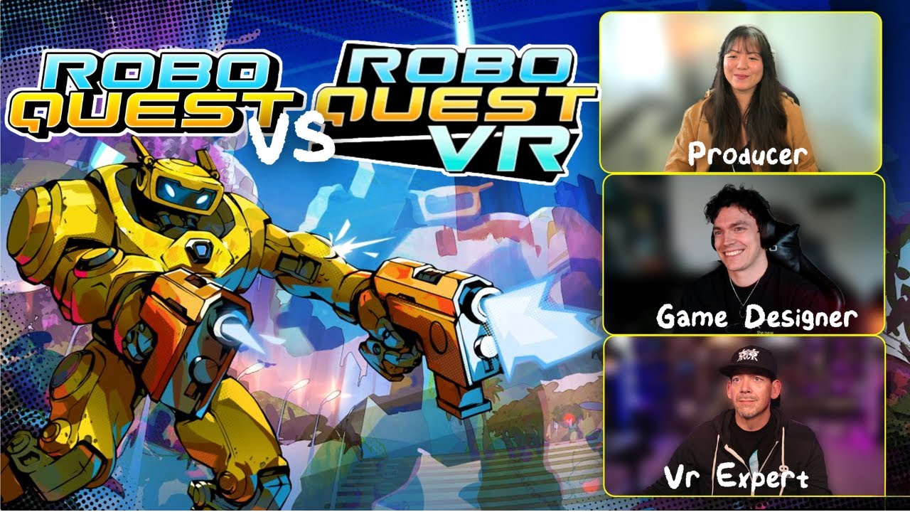 Взгляд изнутри на Roboquest VR вместе с разработчиками! (Из серии &laquo;Плоский против VR&raquo;)