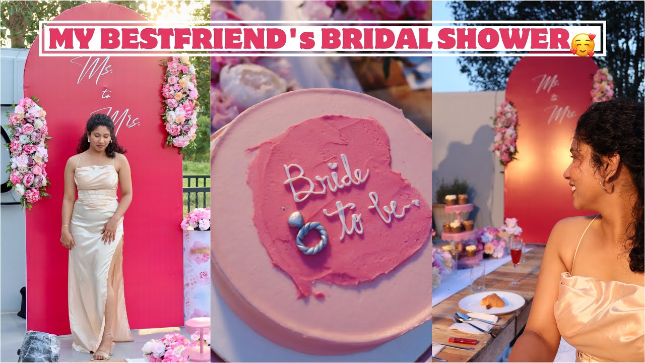I THREW MY BESTFRIEND A PINTERESTY BRIDAL SHOWER | All deets VLOG