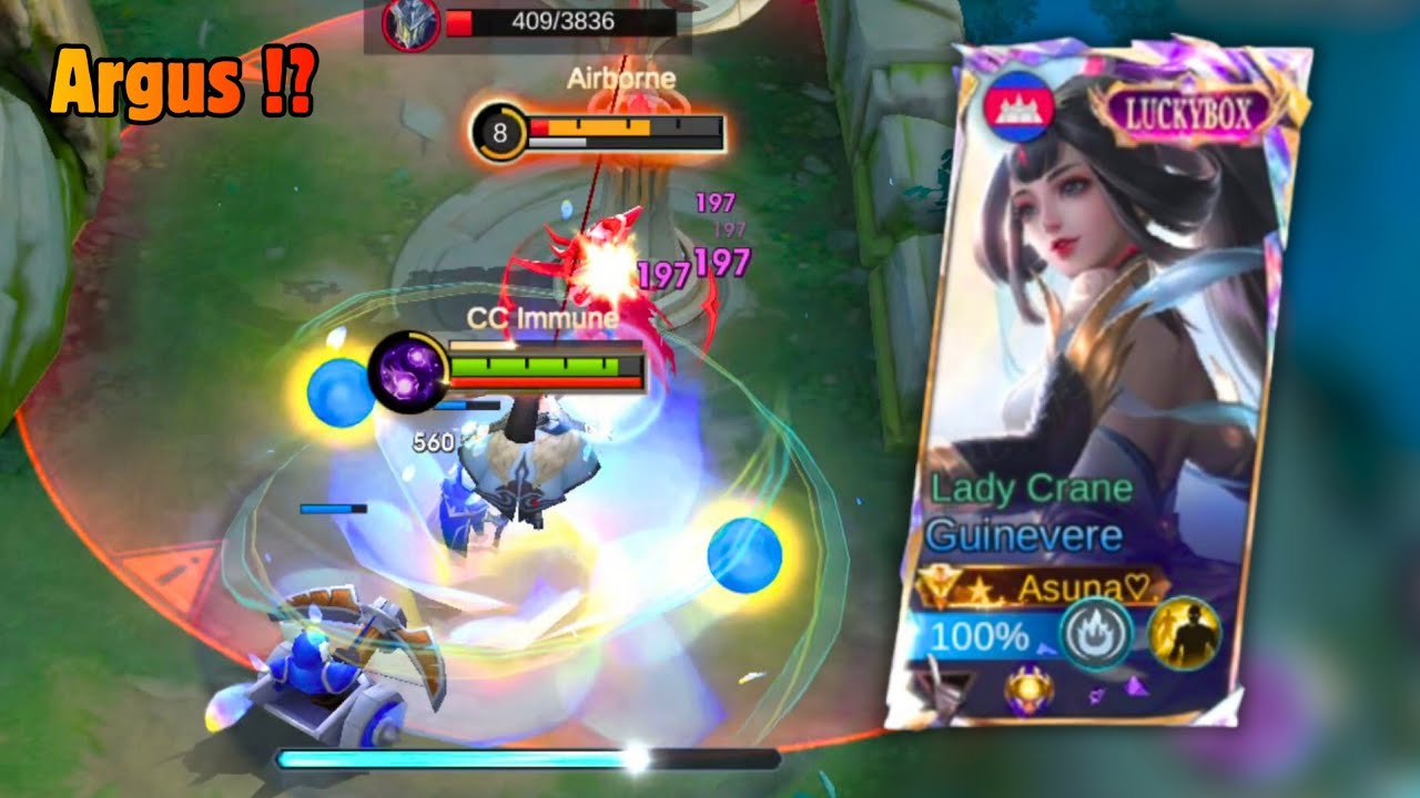 Rank Up Using Guinevere After Getting Her Lucky Box Skin 😍🔥 | Mobile Legends