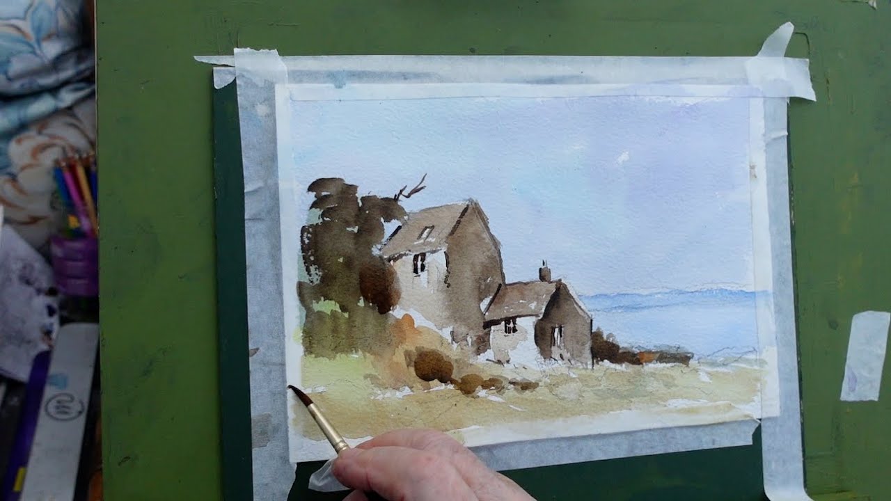 Watercoloring the easy way