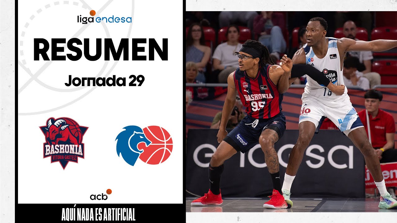 Baskonia - Río Breogán (76-74) RESUMEN | Liga Endesa 2023-24