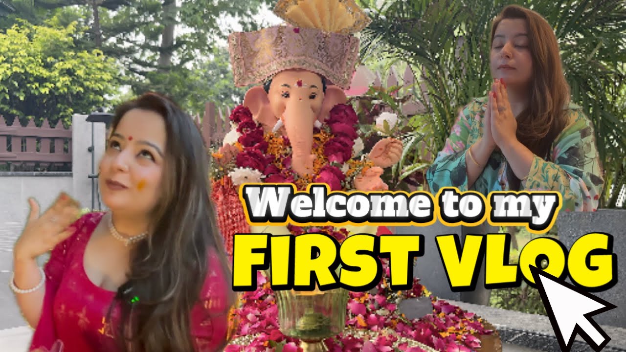 My FIRST VLOG 🙏🏻❤️ | Ganesh Visarjan | Ayushi ki Duniya Ep-1 