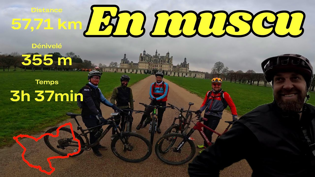 Ma MEILLEURE perf en VTT musculaire | 58 Km avec un Hightower jusqu’au château de Chambord 🍷