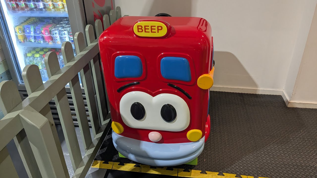 Jolly Roger The Wheels on the Bus Beep the Bus Kiddie Ride [Rare]