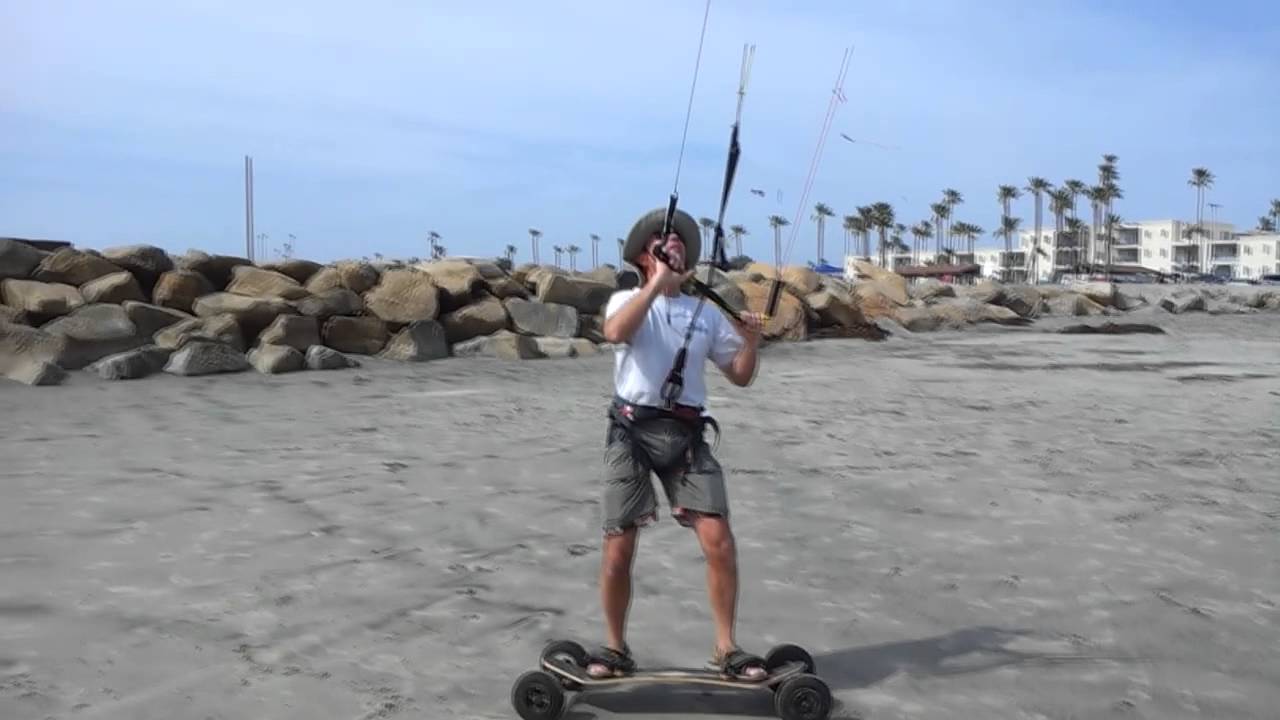 Sand Kite Boarding