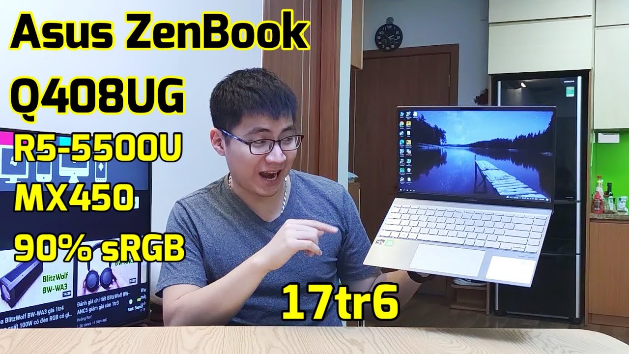 Đánh giá Asus ZenBook Q408UG giá 17tr6 mua trên Shopee