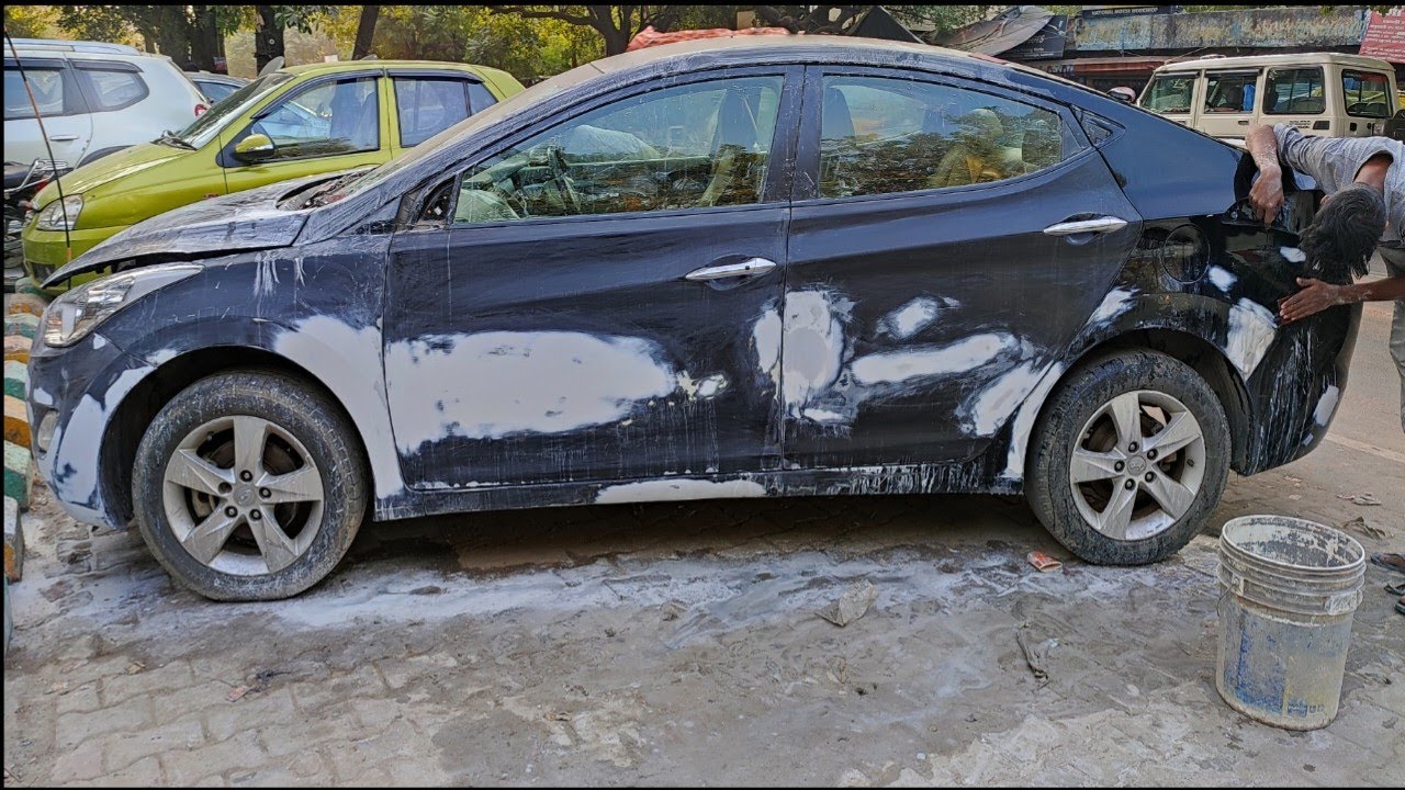 Luxury Car K Ye Faide Hote Hai | Hyndai Elantra Restored in Black | Lucknow