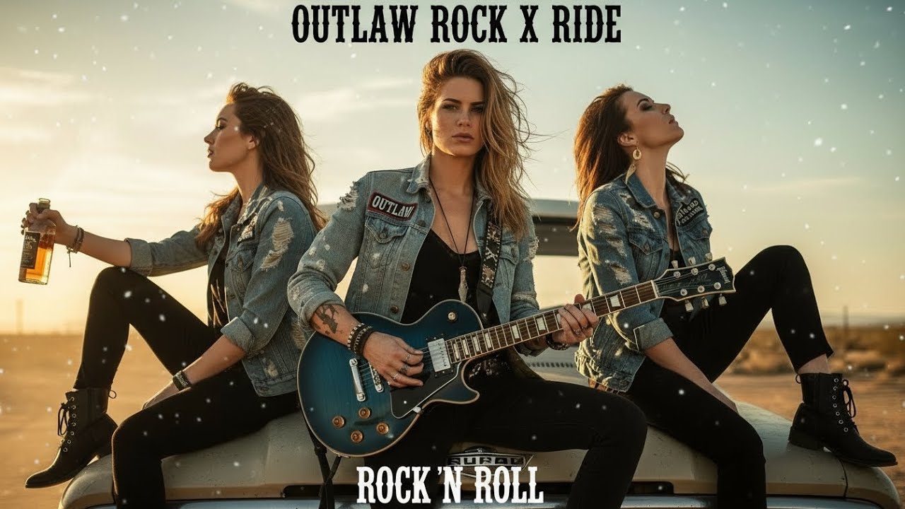Best Music Outlaw Rock X Ride 🎸 Ride Fast, Rock Loud 🔥 Pure Rock ’n Roll on the Open Road
