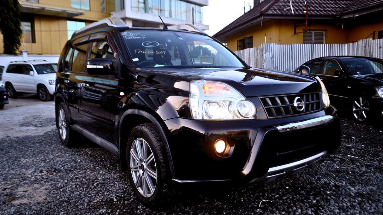 Nissan X-Trail 2008 model in black colour now available at harab motors tz