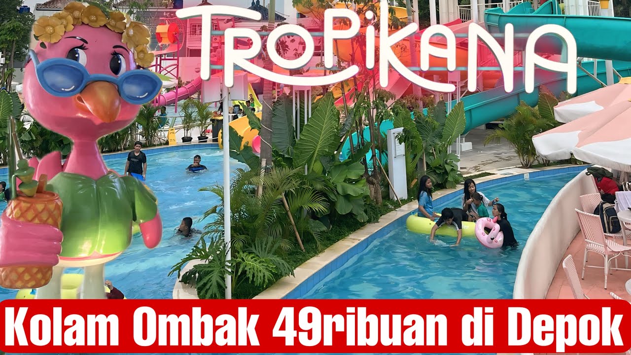 Kolam Ombak Murah Meriah di Depok | Tropikana Waterpark