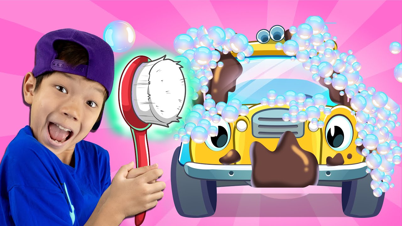 Car Wash Song | Dirty Car | Nursery Rhymes & Kids Songs | Dominoki