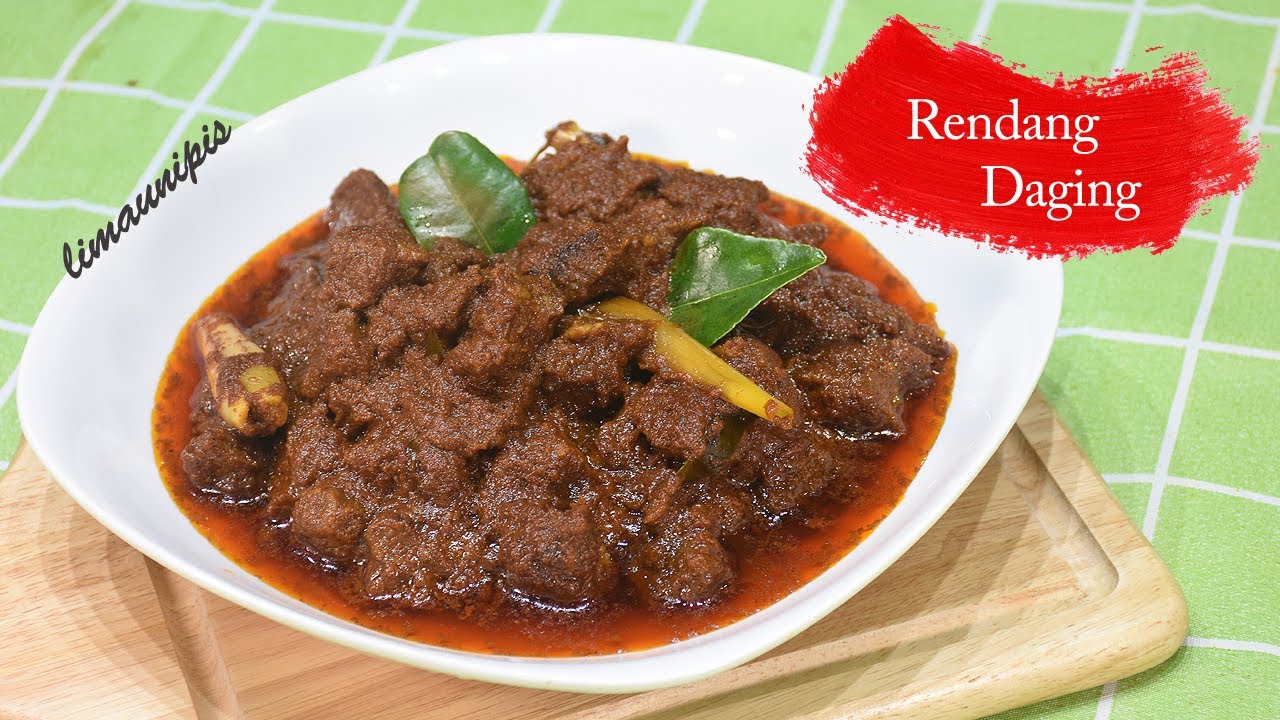 RESEPI RENDANG DAGING SAMBIL LAYAN LAGU RAYA | BEEF RENDANG