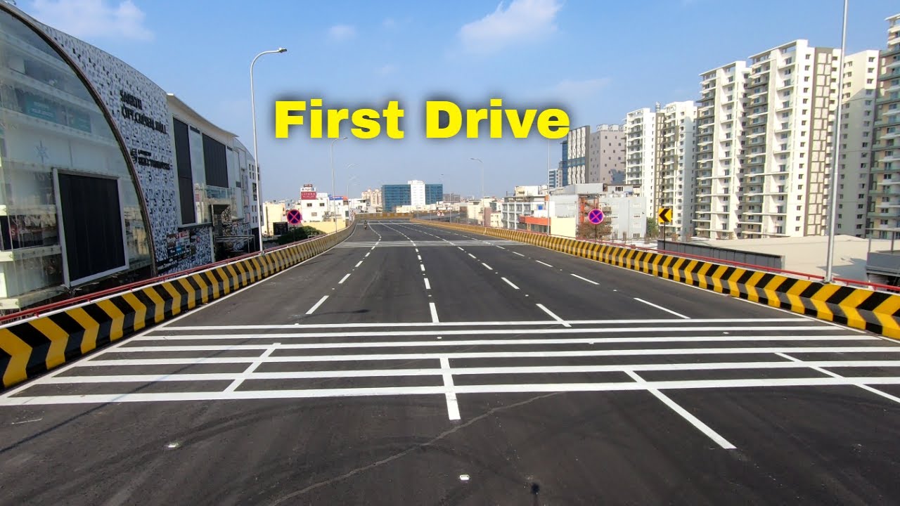 First Drive After Inauguration On Kothaguda Flyover | #hyderabad | #infra