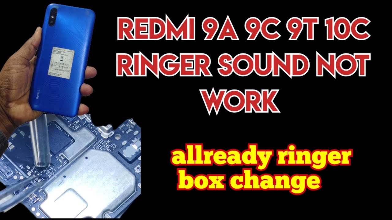 Звонок на Redmi 9a не работает | Замена микросхемы звонка на Redmi 9a